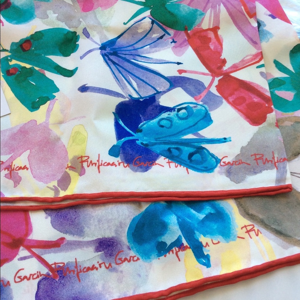 NWT Purificacion Garcia silk Scarf - Picture 4 of 7